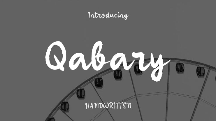 Qabary Font