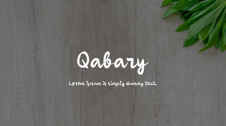 Qabary Font