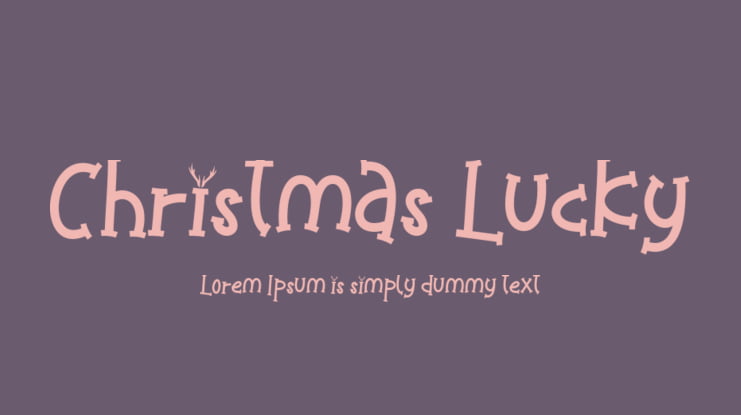 Christmas Lucky Font