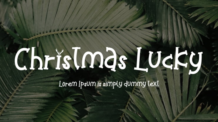 Christmas Lucky Font