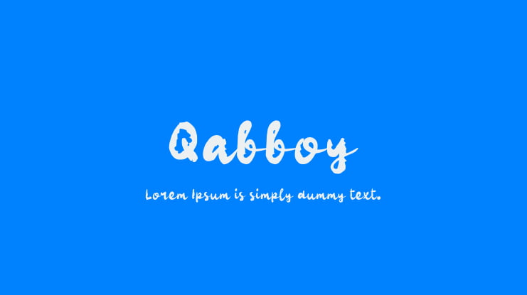 Qabboy Font