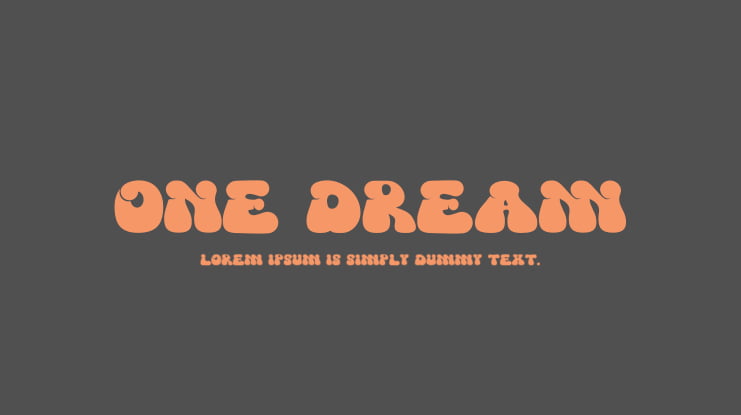 One Dream Font