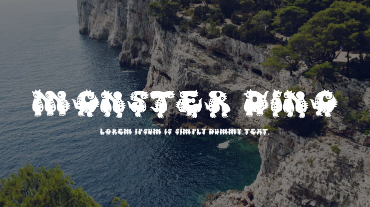 Monster DIno Font