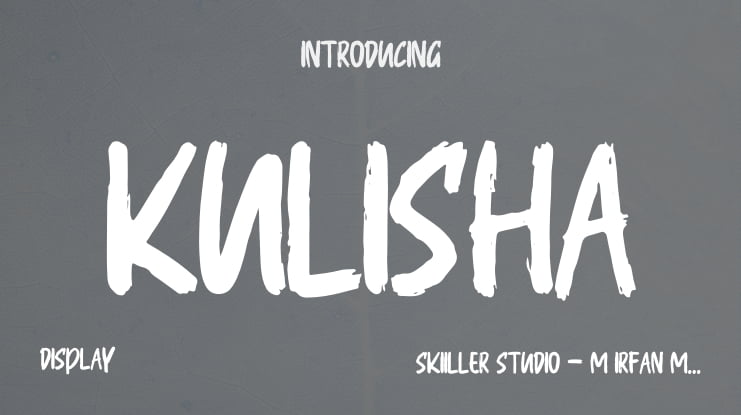 Kulisha Font