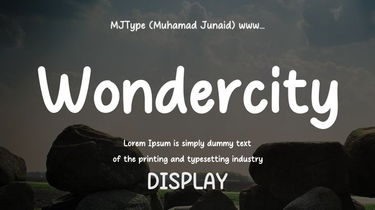 Wondercity Font