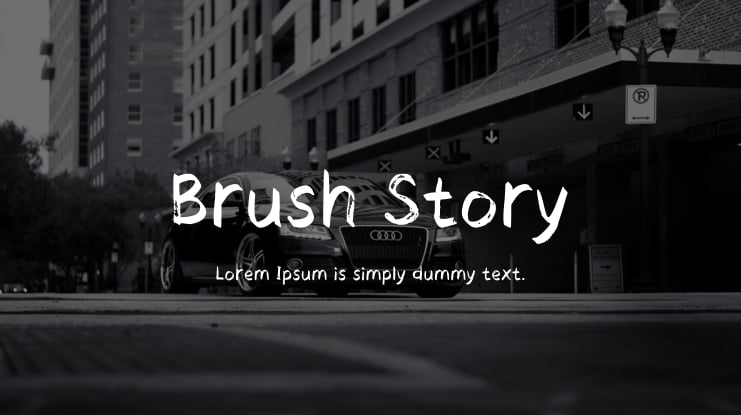 Brush Story Font