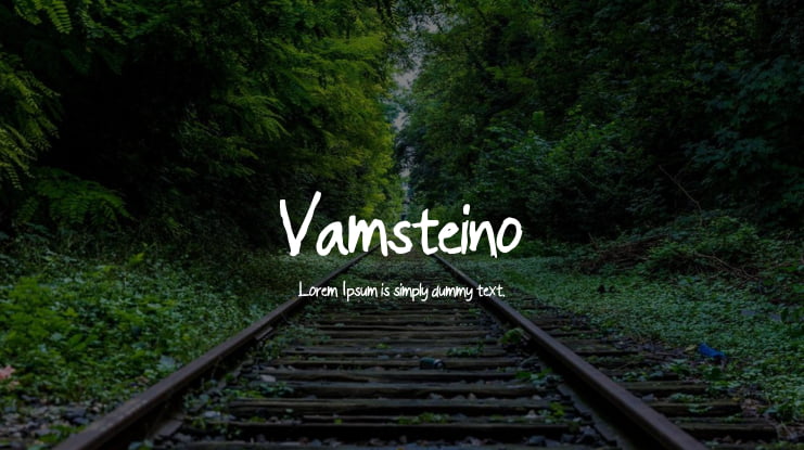 Vamsteino Font