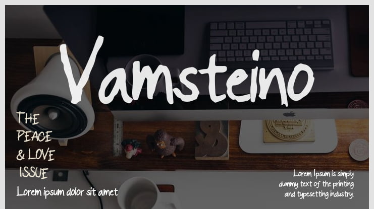 Vamsteino Font