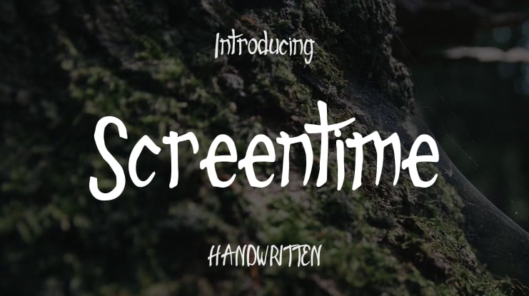 Screentime Font