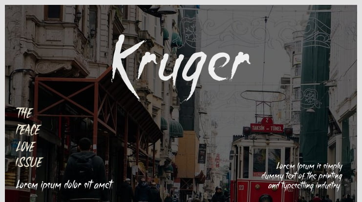 Kruger Font