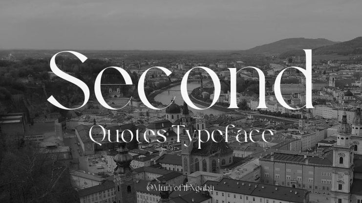 Second Quotes Font