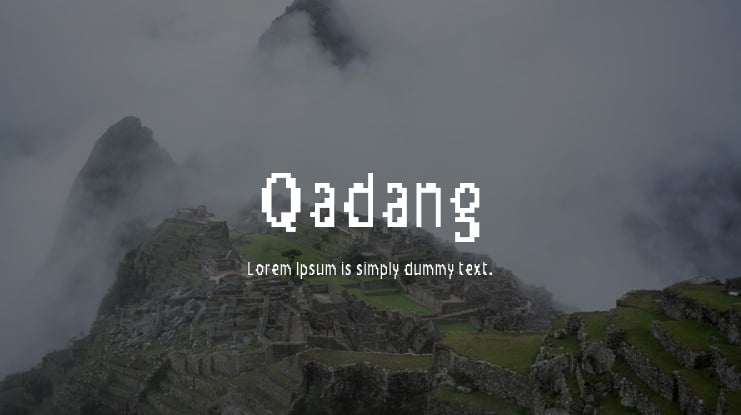 Qadang Font