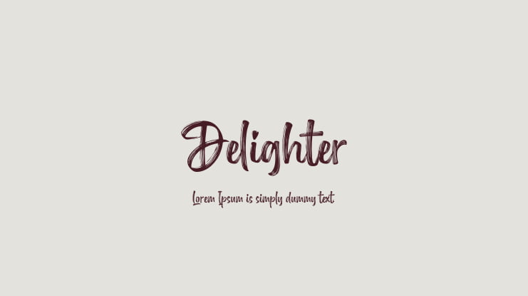 Delighter Font