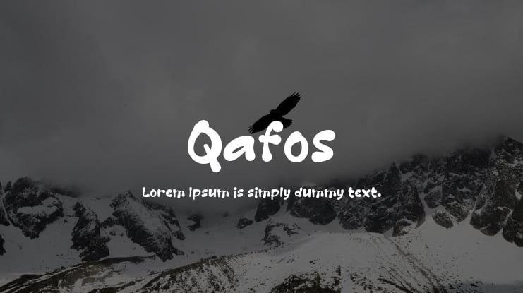 Qafos Font