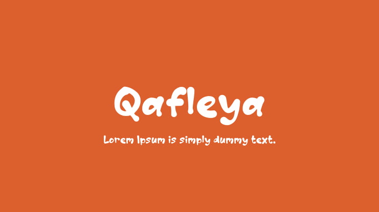 Qafleya Font