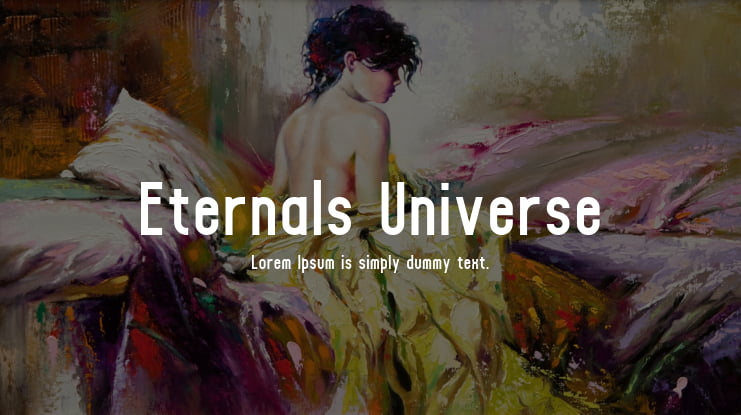 Eternals Universe Font