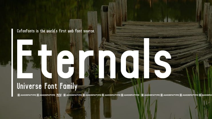 Eternals Universe Font