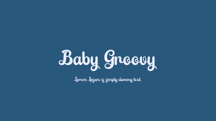 Baby Groovy Font