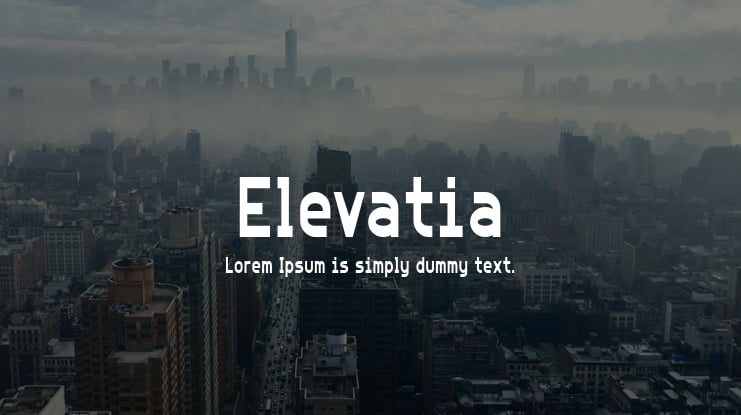 Elevatia Font Family