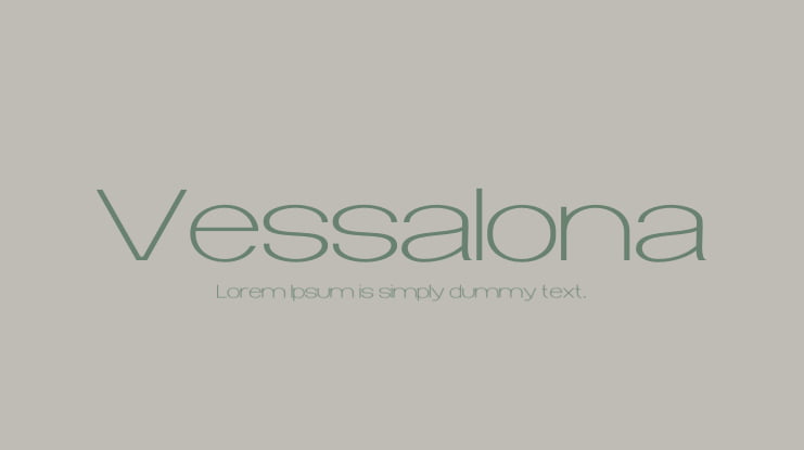 Vessalona Font