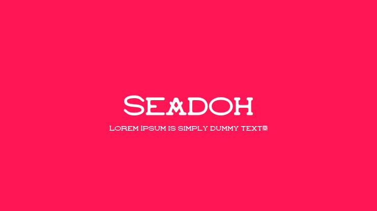 Seadoh Font Family