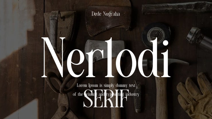 Nerlodi Font