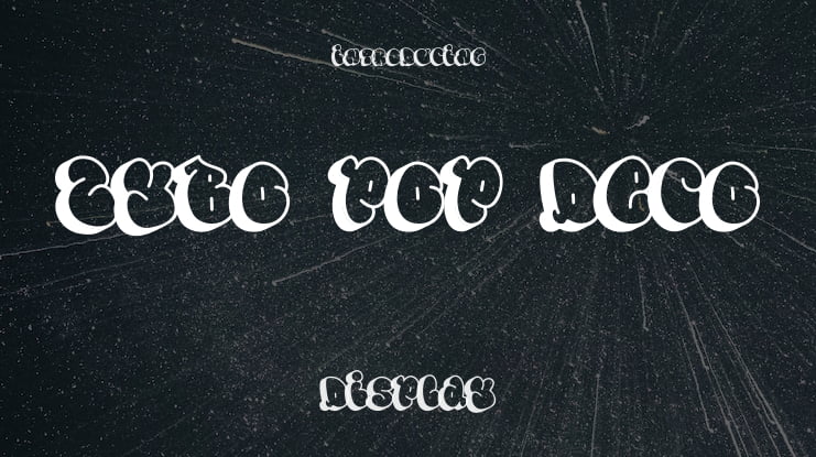 Zybo Pop Deco Font Family