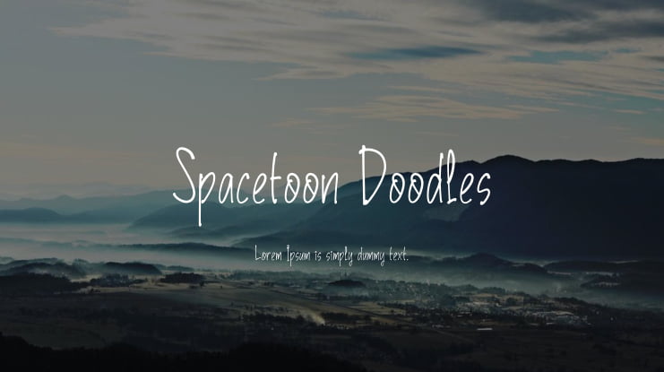 Spacetoon Doodles Font