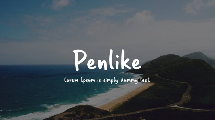 Penlike Font