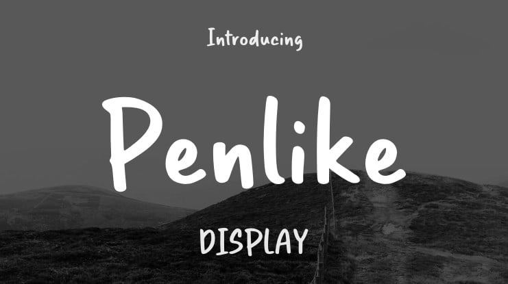 Penlike Font