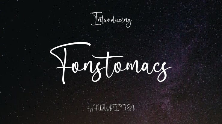 Fonstomacs Font