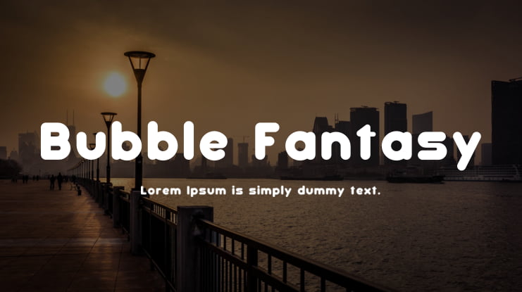 Bubble Fantasy Font