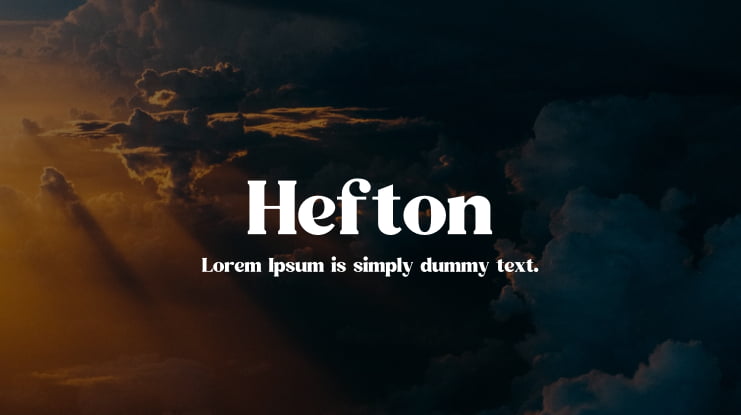 Hefton Font