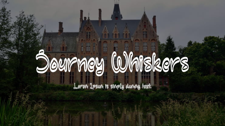 Journey Whiskers Font