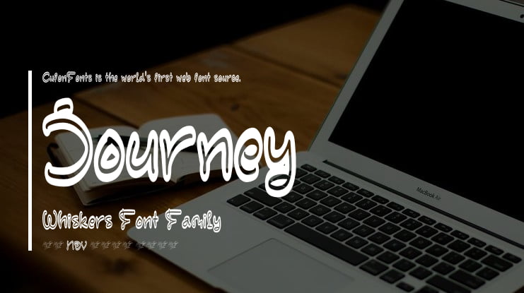 Journey Whiskers Font