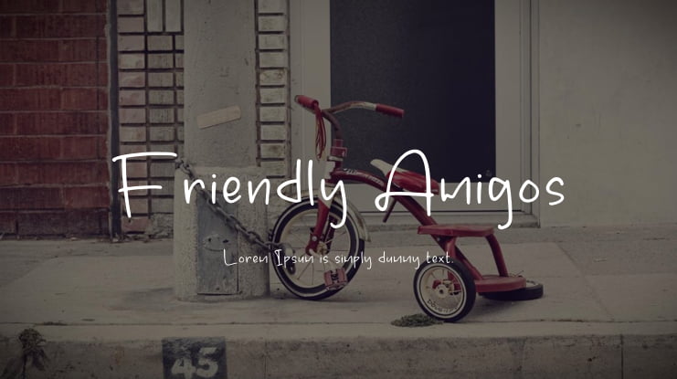 Friendly Amigos Font