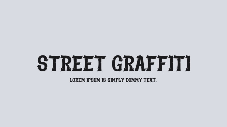 Street Graffiti Font