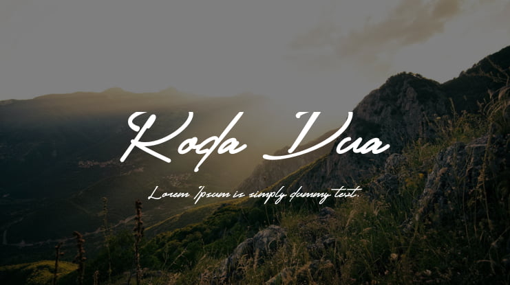 Roda Dua Font