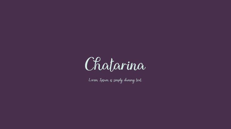 Chatarina Font