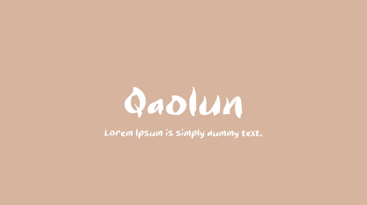 Qaolun Font