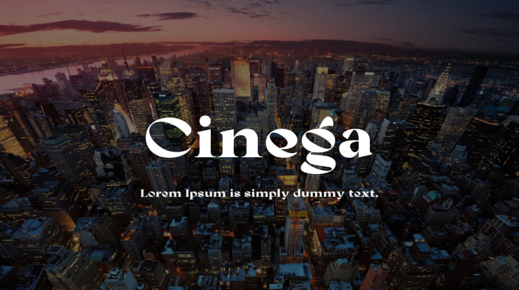 Cinega Font