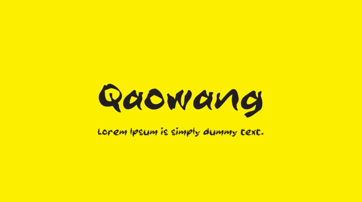 Qaowang Font