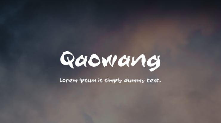 Qaowang Font