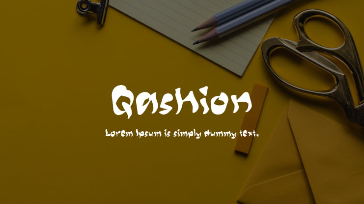 Qashion Font