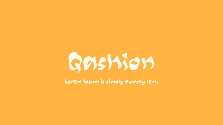 Qashion Font