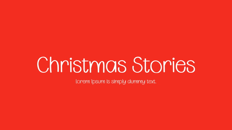 Christmas Stories Font