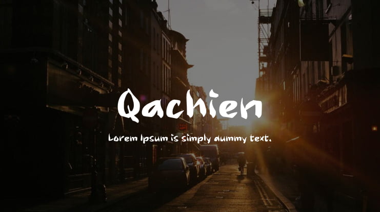 Qachien Font