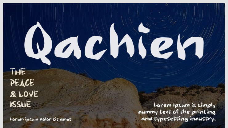 Qachien Font