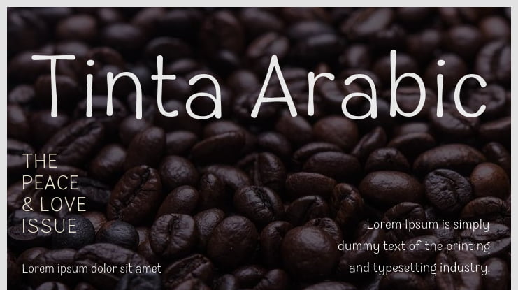 Tinta Arabic Font Family