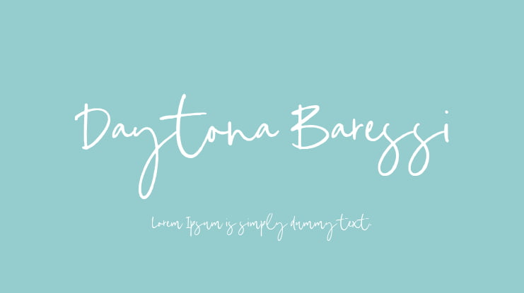 Daytona Baressi Font